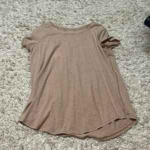 Lulu white stripped top